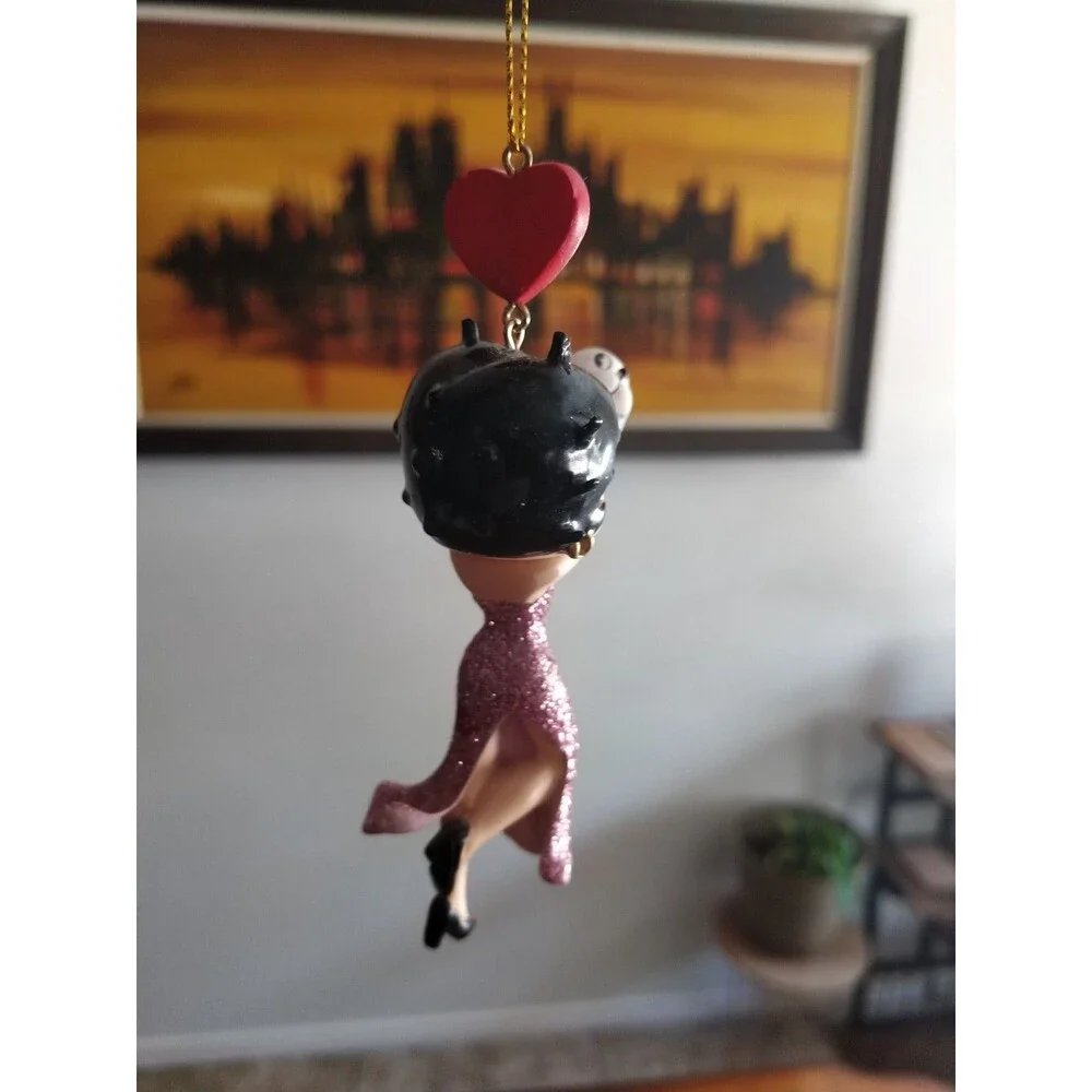Danbury Mint The Betty Boop Glitter Ornaments ~4
